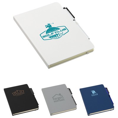 Quorum Soft Touch Journal with Matching Color Gel Pen