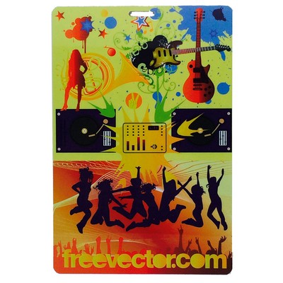 6" x 4" Full Color PVC Badge