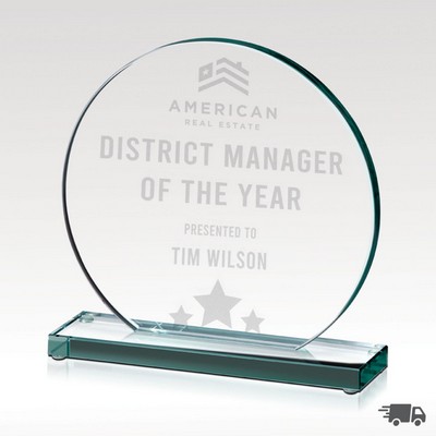 Starphire Glass Award, Round - Large